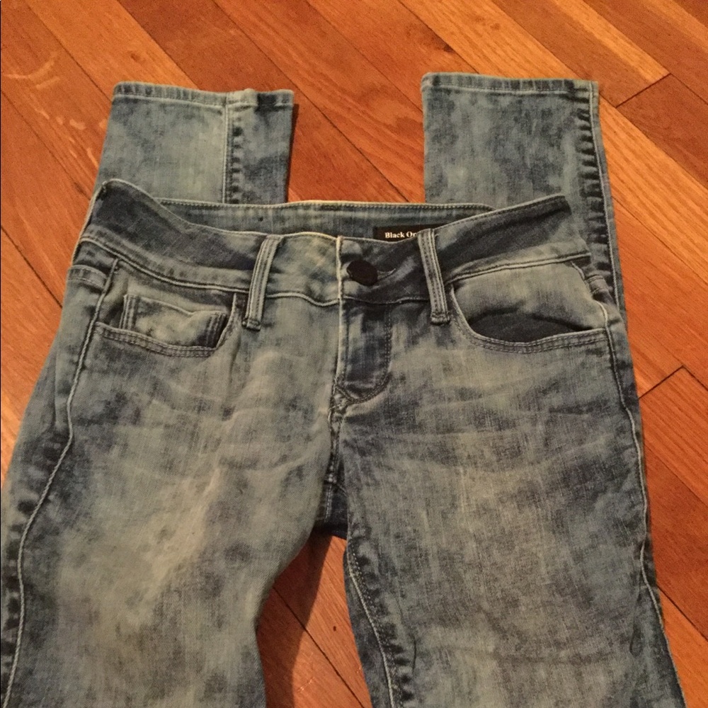 Black Orchid Black Jewel Jegging Size 24